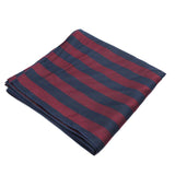 Silk Scarf Square (Navy and Maroon)